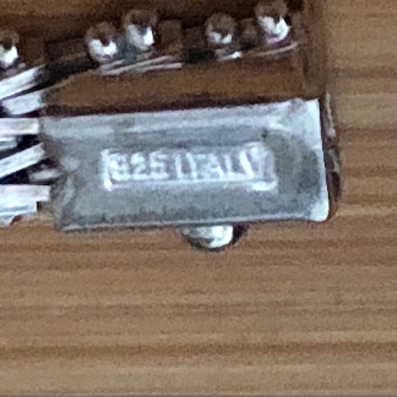 $72  Italian Fashion Estate Bracelet  Sterling  12.8 Grams  Marked 925 ITALY - Picture 2 of 7